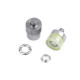 Matrita pentru nituirea ochetilor cu strasuri ø10 mm - Nichel (1 Set) Matrita pentru nituirea ochetilor cu strasuri ø10 mm - Nichel (1 Set)