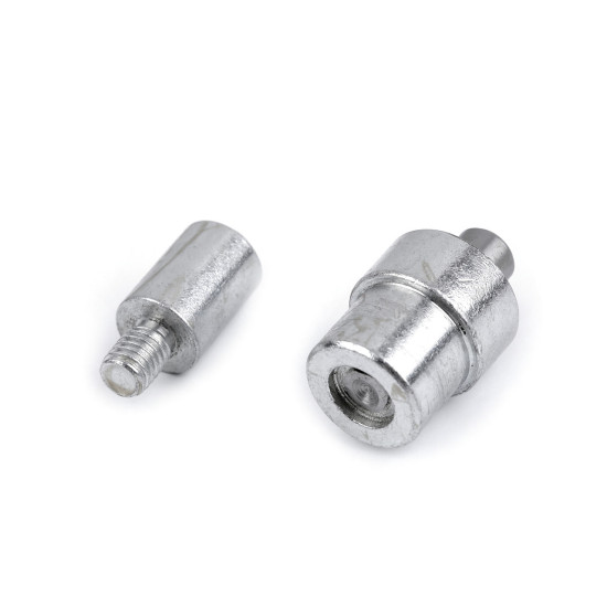 Matrita pentru nituirea ochetilor cu strasuri ø10 mm - Nichel (2 Seturi) Matrita pentru nituirea ochetilor cu strasuri ø10 mm - Nichel (2 Seturi)