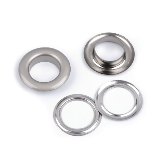 Ocheti metalici  ø16 mm - Nichel (33 Perechi)