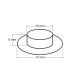 Ocheti metalici ø10 mm - Auriu rose (10 Perechi) Ocheti metalici ø10 mm - Auriu rose (10 Perechi)