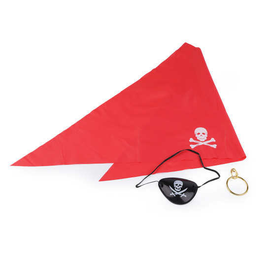 Set de carnaval - pirat - Negru (1 Set) Set de carnaval - pirat - Negru (1 Set)