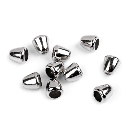 Termiatie plastic ø4 mm - Nichel (20 Bucăți)