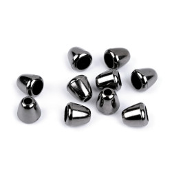 Termiatie plastic ø4 mm - Nichel negru (1000 Bucăți)