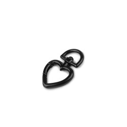 Carabina metalica inima 15 mm - Lac negru (1 Bucată)