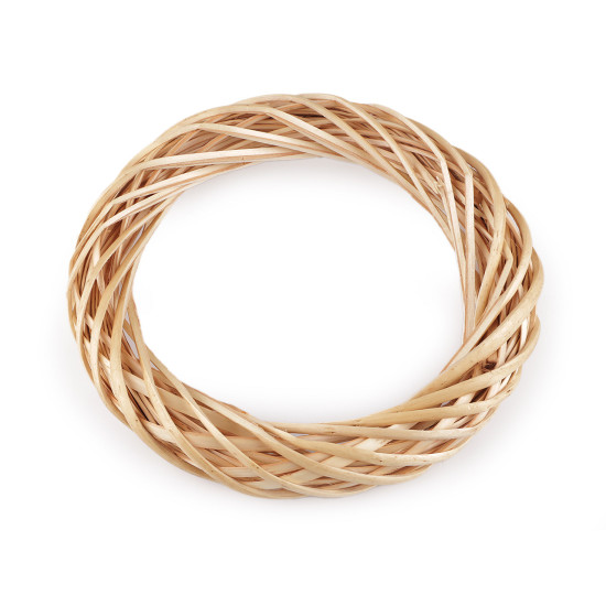 Coroană din răchită ø25 cm - Gri neutral (1 Bucată)