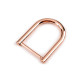 Semi-inel cu șurubur pentru genti. 28 mm - Auriu rose (10 Bucăți) Semi-inel cu șurubur pentru genti. 28 mm - Auriu rose (10 Bucăți)