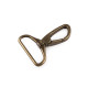 Carabină metalică 38 mm - Alamă antică (20 Bucăți)