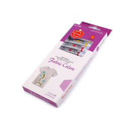 Vopsele textile 12 culori - Mix (1 Set)