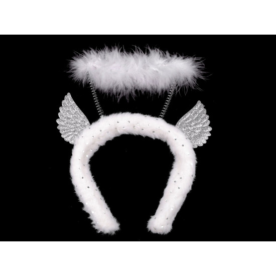 Cordeluta de carnaval - inger - Alb (4 Bucăți) Cordeluta de carnaval - inger - Alb (4 Bucăți)