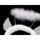 Cordeluta de carnaval - inger - Alb (4 Bucăți) Cordeluta de carnaval - inger - Alb (4 Bucăți)