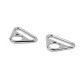 Catarama / accesoriu confectii triunghi 25 mm - Alamă antică (100 Bucăți) Catarama / accesoriu confectii triunghi 25 mm - Alamă antică (100 Bucăți)