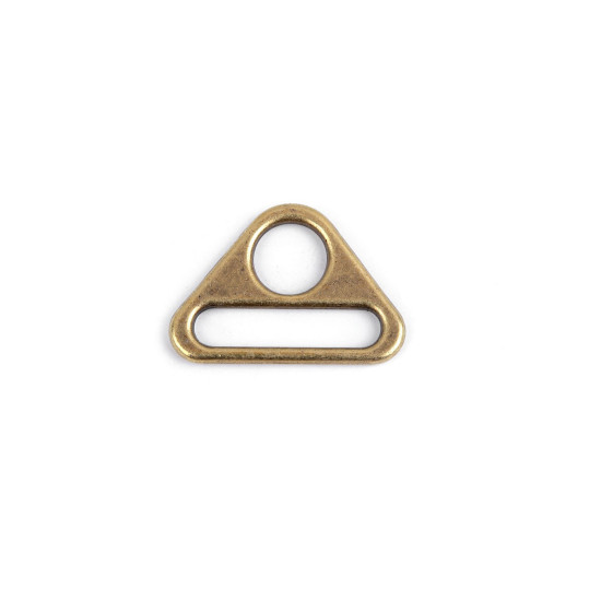 Catarama / accesoriu confectii triunghi 25 mm - Alamă antică (100 Bucăți) Catarama / accesoriu confectii triunghi 25 mm - Alamă antică (100 Bucăți)