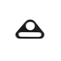 Catarama / accesoriu confectii triunghi 31 mm - Lac negru (100 Bucăți)