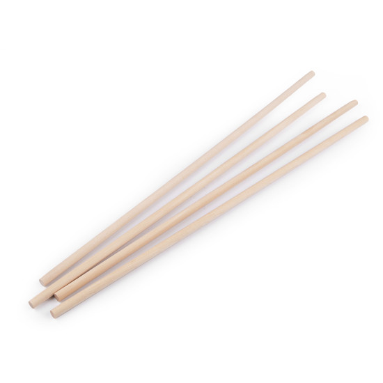 Betisoare lemn macrame 40 cm - Natural deschis (20 Bucăți) Betisoare lemn macrame 40 cm - Natural deschis (20 Bucăți)