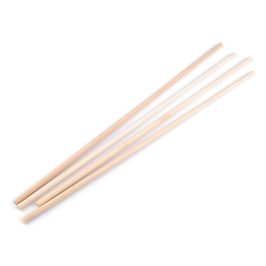 Betisoare lemn macrame 50 cm - Natural deschis (40 Bucăți) Betisoare lemn macrame 50 cm - Natural deschis (40 Bucăți)