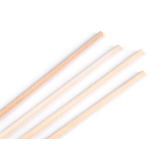 Betisoare lemn macrame 50 cm - Natural deschis (40 Bucăți) Betisoare lemn macrame 50 cm - Natural deschis (40 Bucăți)