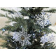 Fulgi de zapada decorativi ø10; 11 cm - Transparent (12 Bucăți) Fulgi de zapada decorativi ø10; 11 cm - Transparent (12 Bucăți)