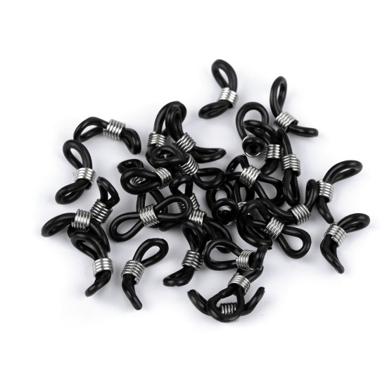 Clipsuri / ocheti silicon ochelari - Negru (30 Bucăți) Clipsuri / ocheti silicon ochelari - Negru (30 Bucăți)
