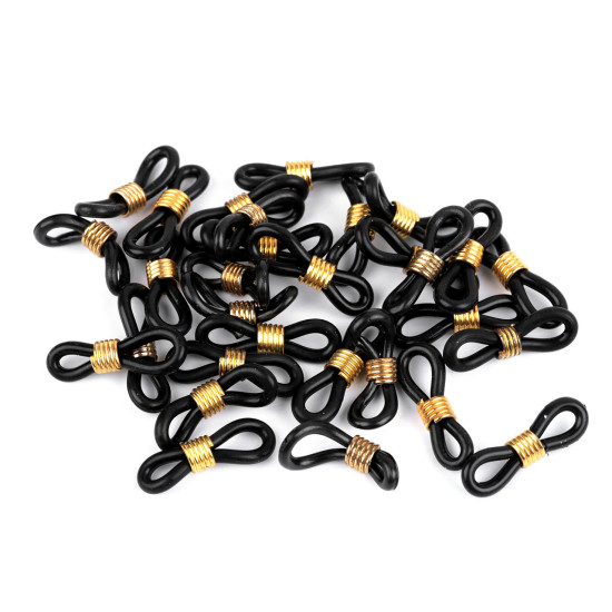 Clipsuri / ocheti silicon ochelari - Negru (30 Bucăți) Clipsuri / ocheti silicon ochelari - Negru (30 Bucăți)
