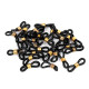 Clipsuri / ocheti silicon ochelari - Negru (30 Bucăți) Clipsuri / ocheti silicon ochelari - Negru (30 Bucăți)