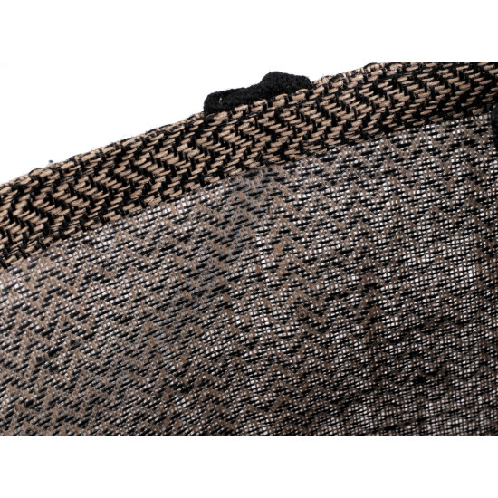Geantă din iută cu model chevron 42x33 cm - Ecru natural (1 Bucată) Geantă din iută cu model chevron 42x33 cm - Ecru natural (1 Bucată)