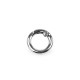 Inel carabină, ø13 mm - Auriu rose (10 Bucăți)