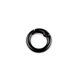 Inel carabină, ø13 mm - Lac negru (10 Bucăți)