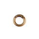 Inel carabină, ø13 mm - Auriu rose (10 Bucăți)