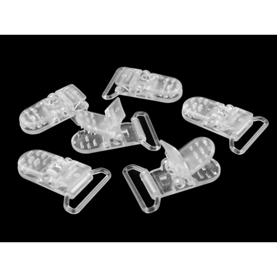 Clips din plastic latime 26 mm - Transparent (20 Bucăți) Clips din plastic latime 26 mm - Transparent (20 Bucăți)