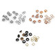 Ocheti floare interior ø5 mm / exterior ø11 mm - Negru (50 Perechi) Ocheti floare interior ø5 mm / exterior ø11 mm - Negru (50 Perechi)