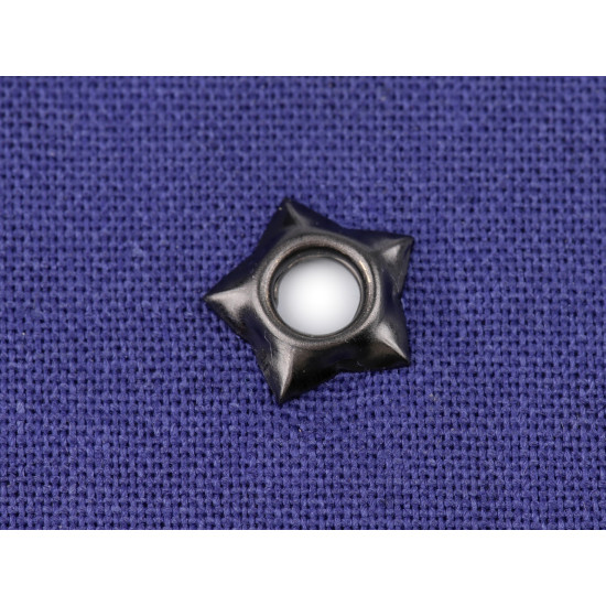 Ocheti stea interior ø5 mm / ø12,7 mm exterior - Alamă antică (300 Perechi) Ocheti stea interior ø5 mm / ø12,7 mm exterior - Alamă antică (300 Perechi)