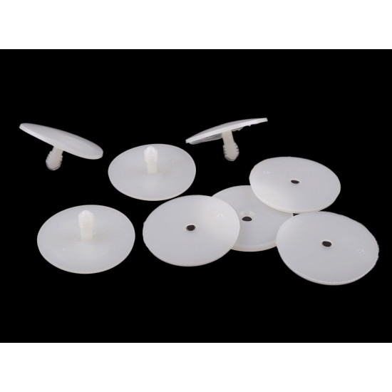 Articulatii jucarii cu siguranta ø43 mm - Transparent (60 Seturi) Articulatii jucarii cu siguranta ø43 mm - Transparent (60 Seturi)