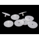 Articulatii jucarii cu siguranta ø43 mm - Transparent (60 Seturi) Articulatii jucarii cu siguranta ø43 mm - Transparent (60 Seturi)