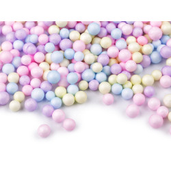 Mix de bile decorative din polistiren pastel - Mix (1 Sac)