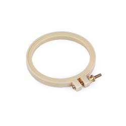 Cerc de brodat din plastic ø8,5 cm - Bej deschis (1 Bucată)