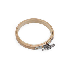 Ramă de brodat din bambus ø8 cm - Bambus deschis (1 Bucată)