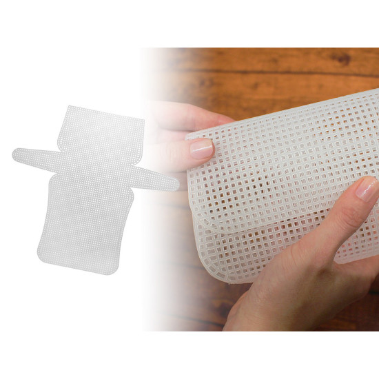 Plasă din plastic / grilă pentru geantă / portofel 3 - Alb (1 Bucată)