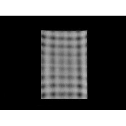Plasa din plastic broderie 20,2x30,4 cm - Alb (1 Bucată)