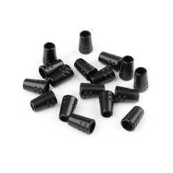 Terminatie metalica pentru snur ø4 mm - Negru (200 Bucăți)