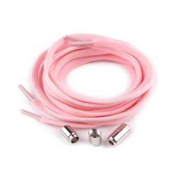 Sireturi elastice 100 cm - Roz antic deschis (1 Pereche)