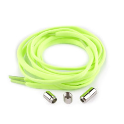 Sireturi elastice 100 cm - Verde neon (1 Pereche)