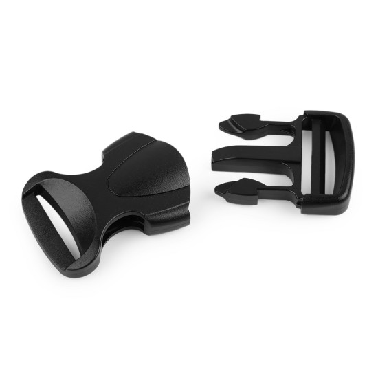 Catarama trident latime 38 mm - Negru (25 Seturi) Catarama trident latime 38 mm - Negru (25 Seturi)
