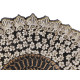 Evantai textil cu sclipici - Model aleatoriu (12 Bucăți) Evantai textil cu sclipici - Model aleatoriu (12 Bucăți)