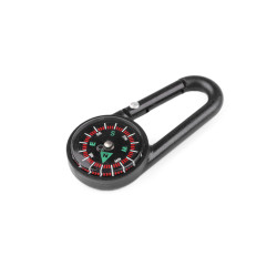Carabină din plastic cu busolă - Negru (1 Bucată)