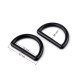 Inel din plastic tip d latime 32 mm - Negru (300 Bucăți)