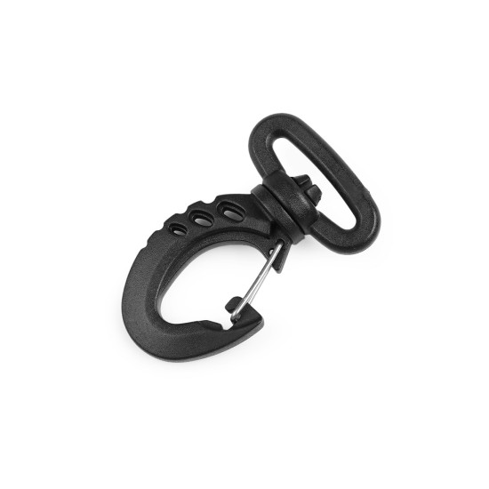 Carabină din plastic 25; 30; 40; 50 mm - Negru (10 Bucăți)