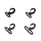 Carabină din plastic 25; 30; 40; 50 mm - Negru (10 Bucăți)