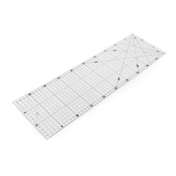 Rigla pentru patchwork 15x50 cm - Transparent (1 Bucată)