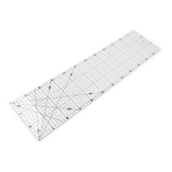 Rigla pentru patchwork 15x60 cm - Transparent (1 Bucată)