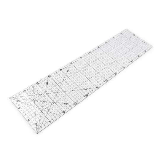 Rigla pentru patchwork 15x60 cm - Transparent (3 Bucăți) Rigla pentru patchwork 15x60 cm - Transparent (3 Bucăți)